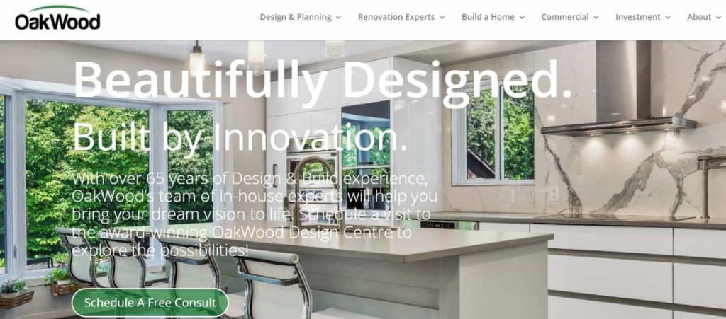 OakWood Designers & Builder's homeapge