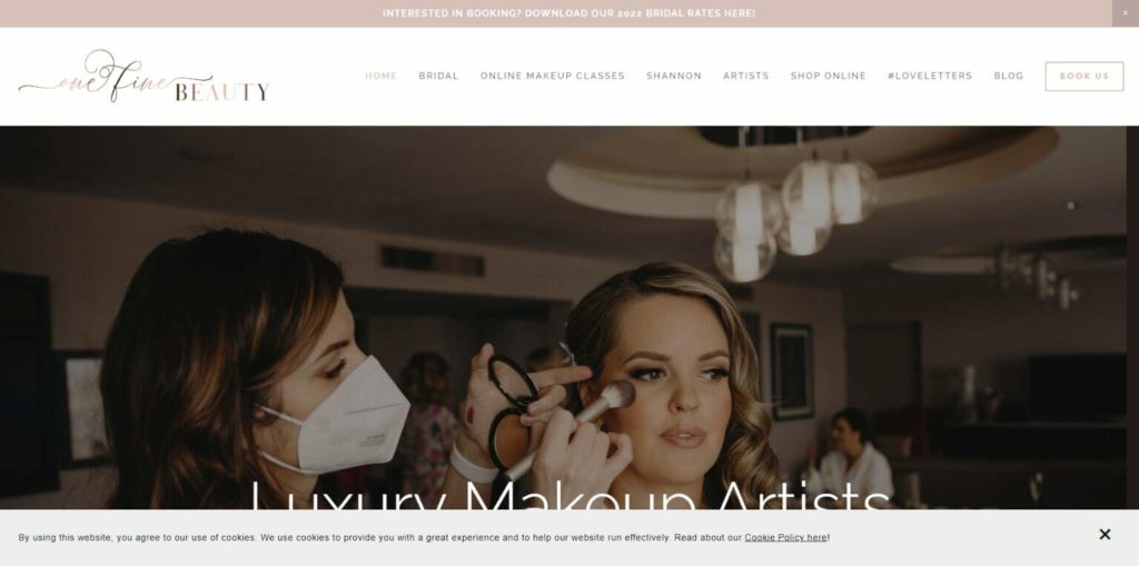 One Fine Beauty's homepage