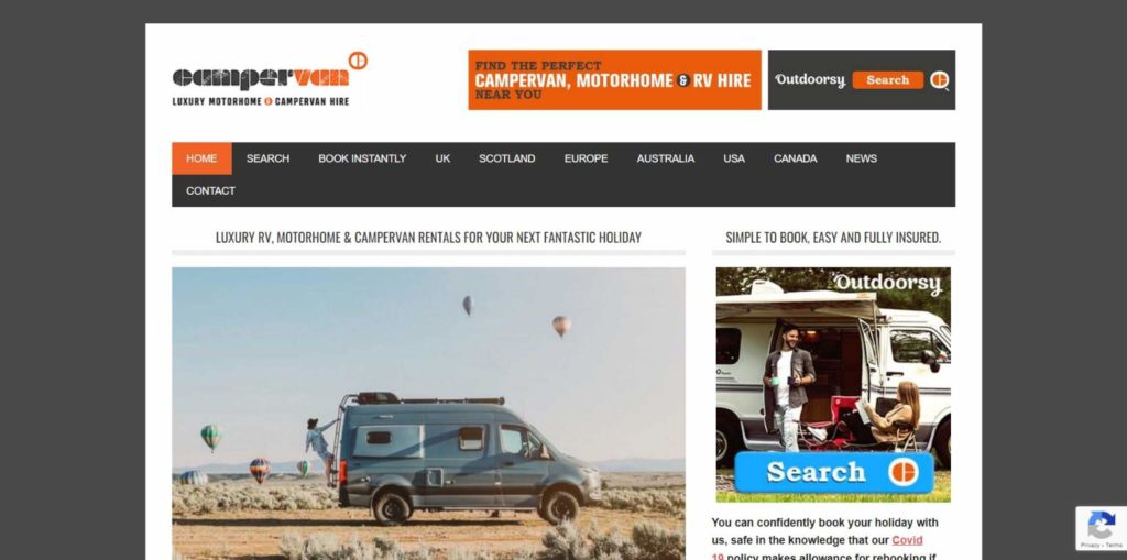 Open Roads homepage