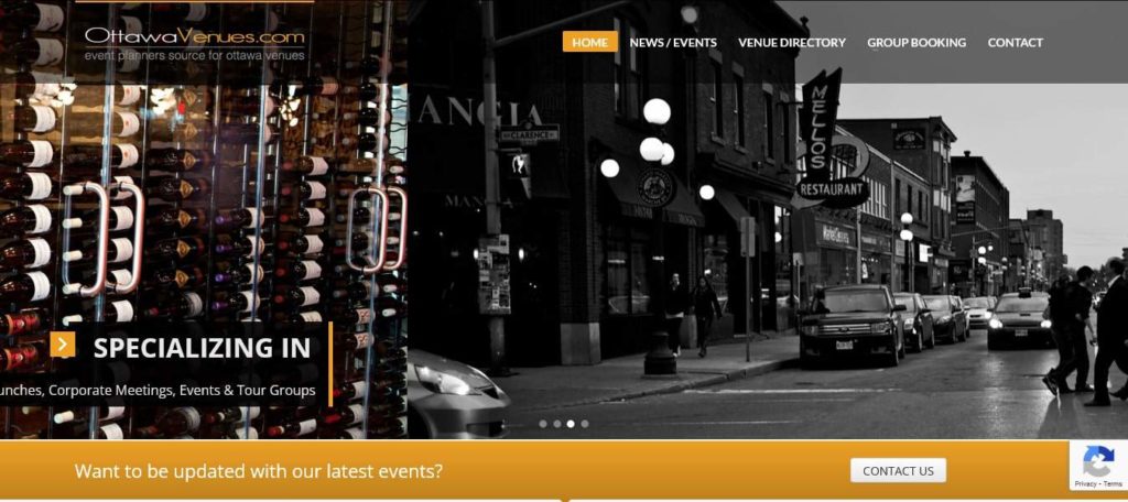 Ottawa Venues homepage