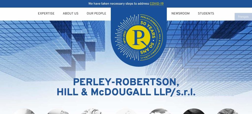 Perley-Robertson, Hill & McDougall LLP's homepage