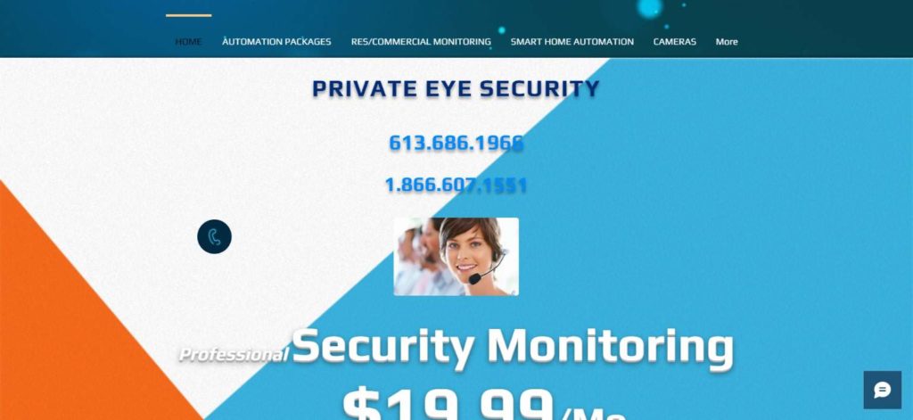 Private Eye Security Inc's homepage
