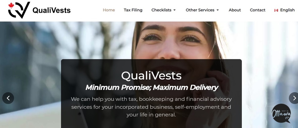 QualiVests, Inc's homepage
