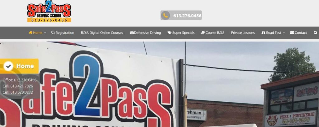 Safe2Pass's homepage