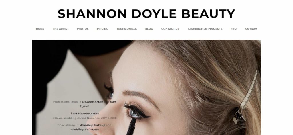 Shannon Doyle Beauty's homepage