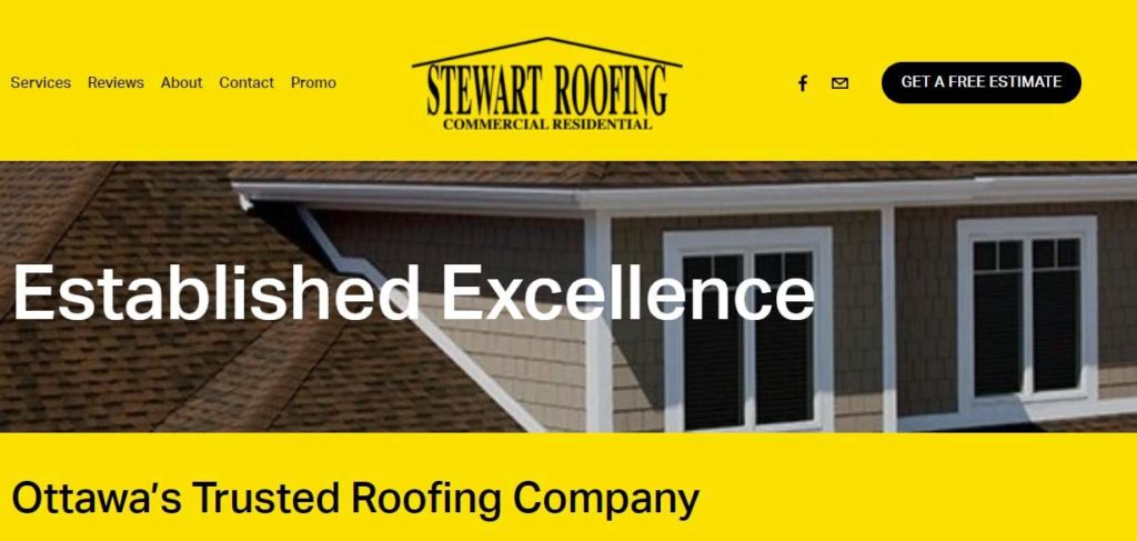 Stewart Roofing's homepage