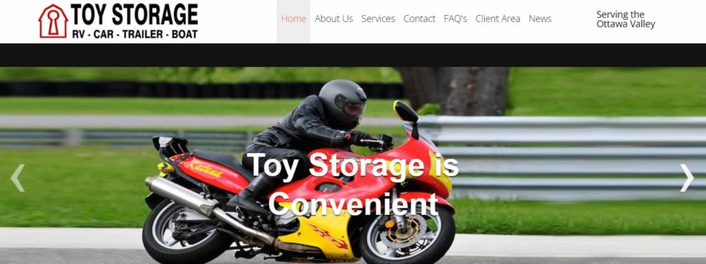 Toy Storage's homepage