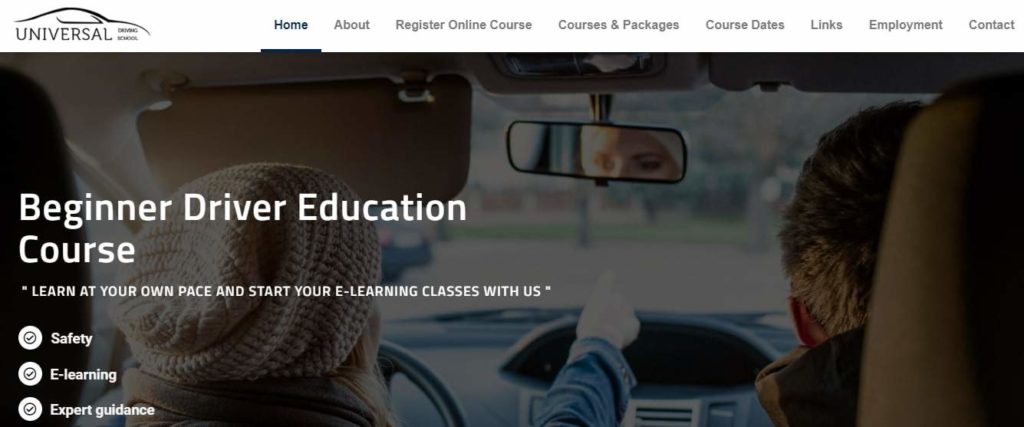 Universal Driving School Ottawa Inc's homepage