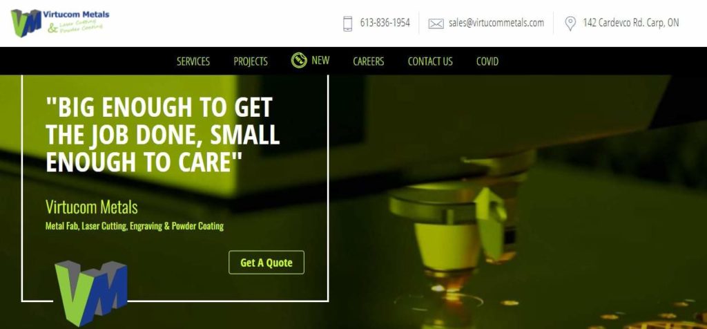 Virtuocom Metal's homepage