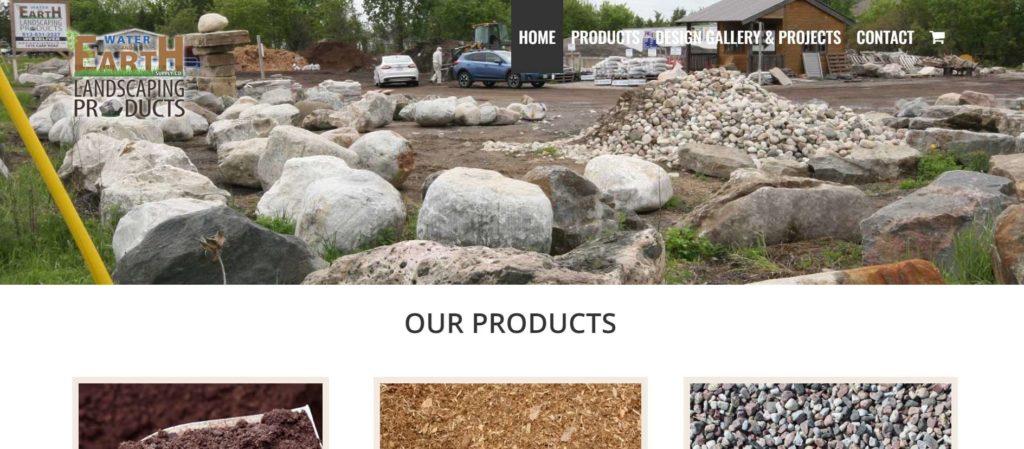 Water & Earth Supply Company's homepage