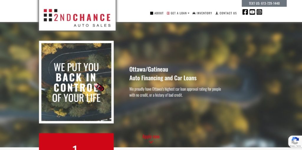 2nd Chance Auto Sales & Car Loans Homepage