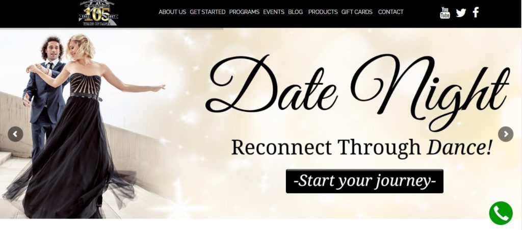 Arthur Murray Dance Homepage