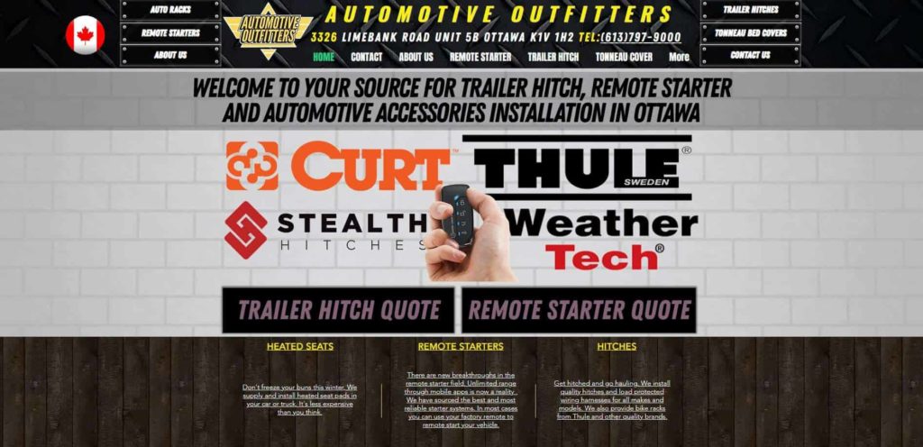 Automotive Outfitters Homepage