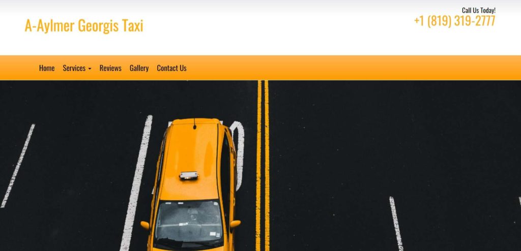 BONUS A-Aylmer Georgis Taxi's homepage