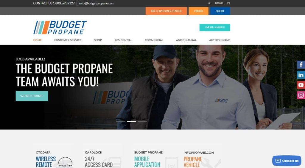 Budget Propane Homepage