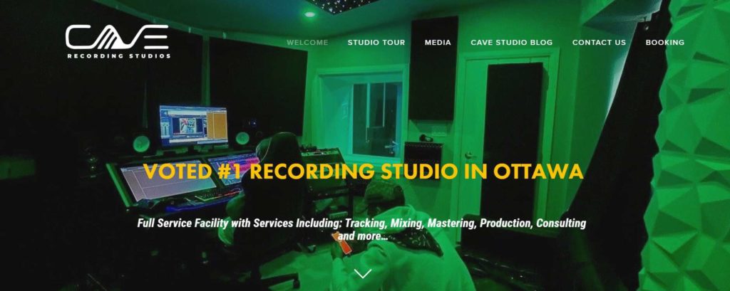 Cave Recording Studios Homepage