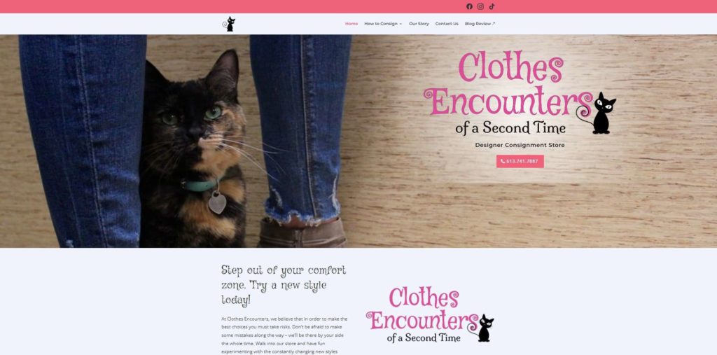 Clothes Encounters of A Second Time Homepage