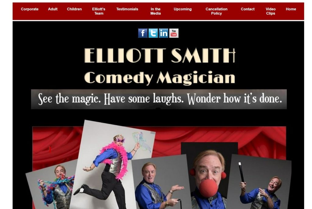 Elliott Smith Magician Homepage