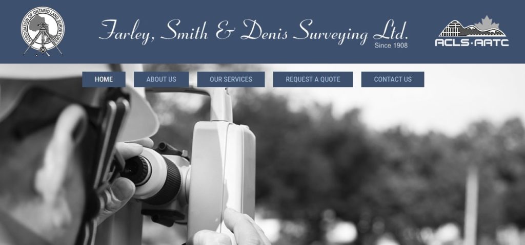 Farley, Smith and Denis Surveying Ltd. Homepage