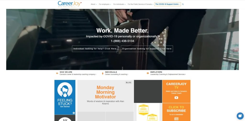 George Muenz - Career Transition Coach at CareerJoy Homepage