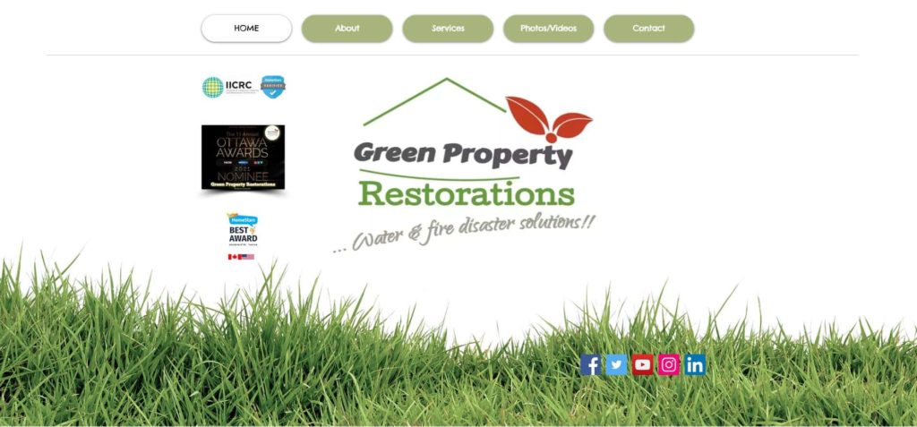 Green Property Restorations Homepage