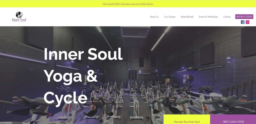 Inner Soul Yoga & Cycle Homepage