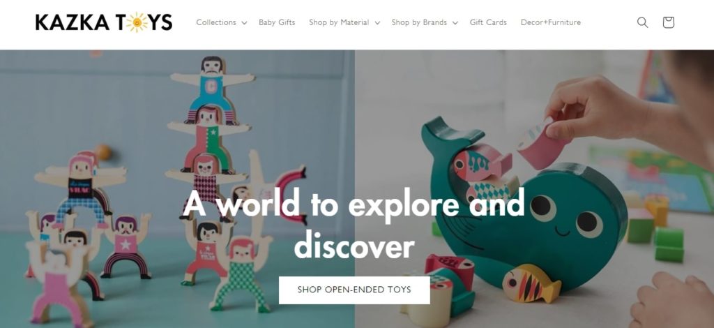 Kazka Toys Homepage