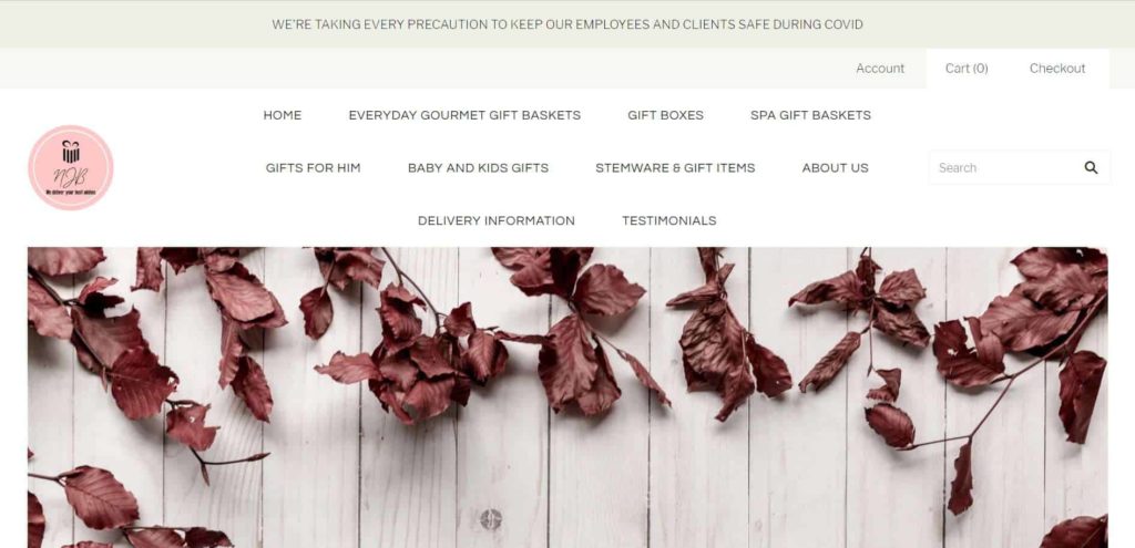 Not Just Baskets homepage_