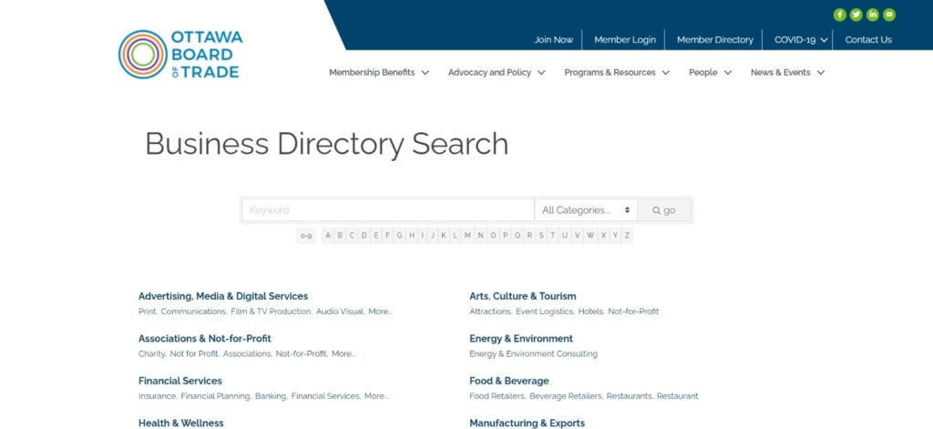 Ottawa Board of Trade Homepage