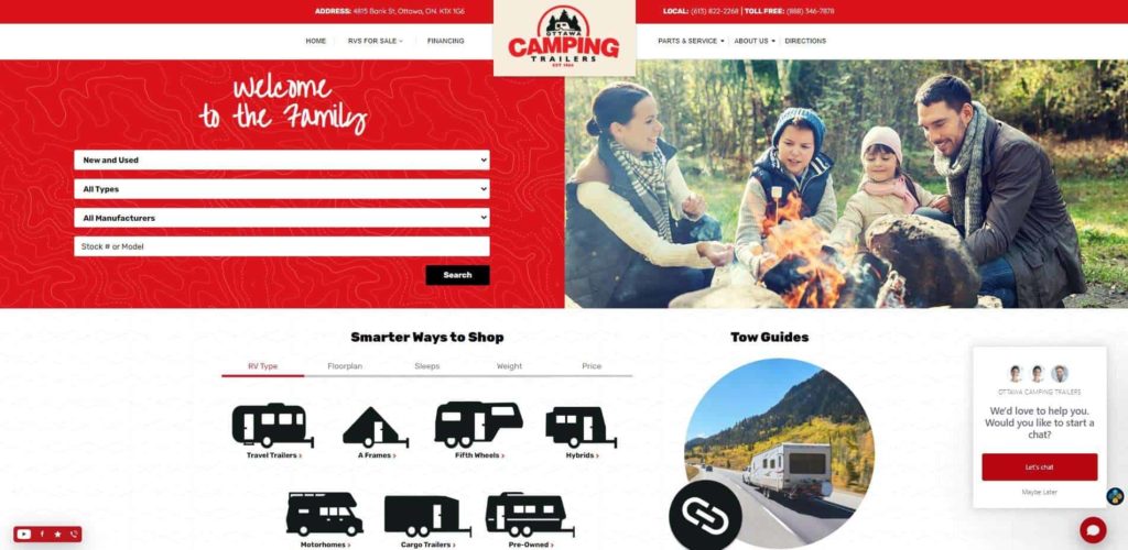 Ottawa Camping Trailers Homepage