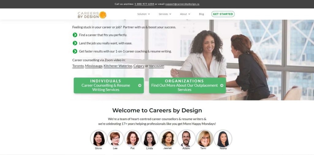 Pat Parisi M.Ed. - Career Counsellor & Life Coach at Careers by Design Ottawa Homepage