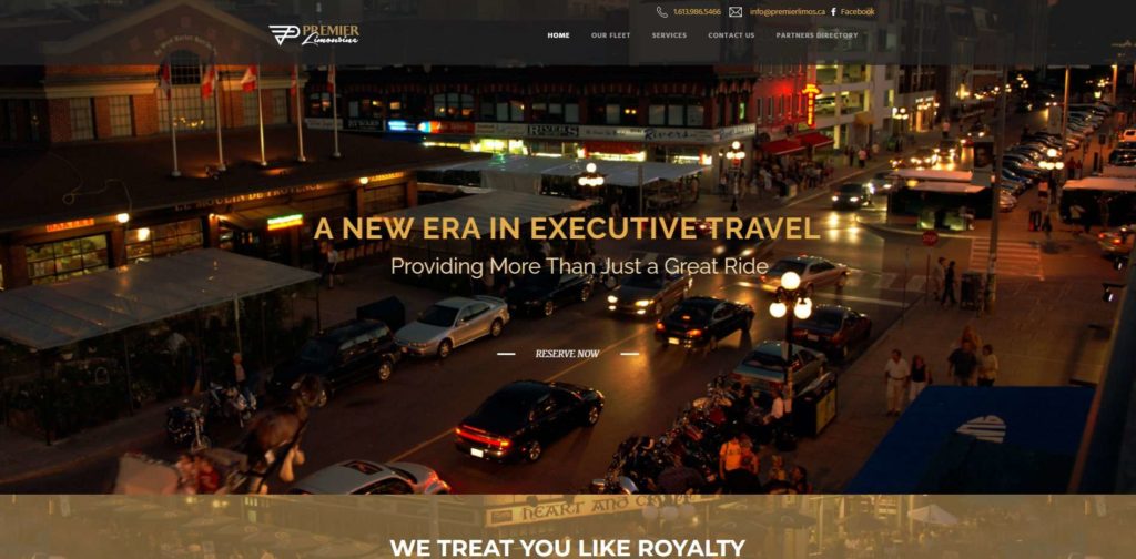 Premier Limousine Homepage