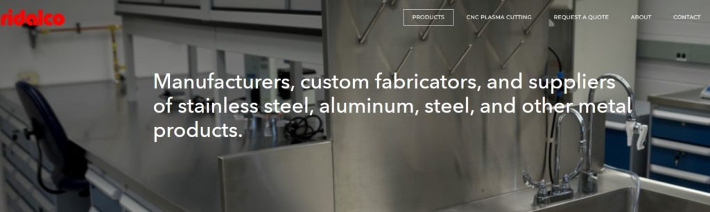 Ridalco Industries Inc's homepage