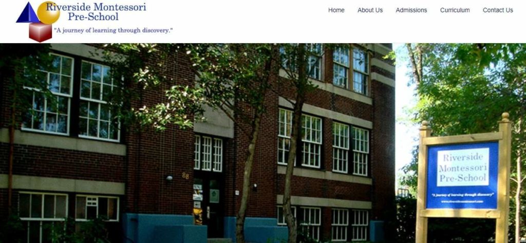 Riverside Montessori Pre-School's homepage
