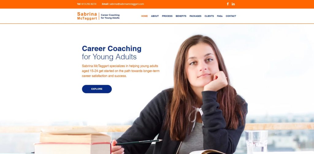 Sabrina McTaggart Homepage