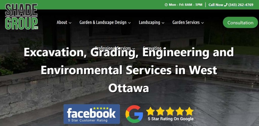 Shade Group Inc's homepage
