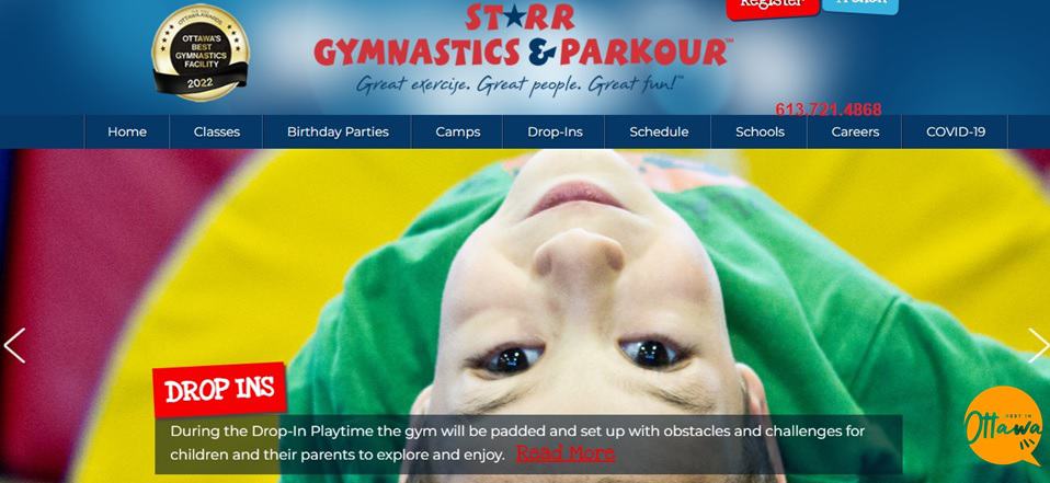 Starr Gymnastics & Parkour Homepage