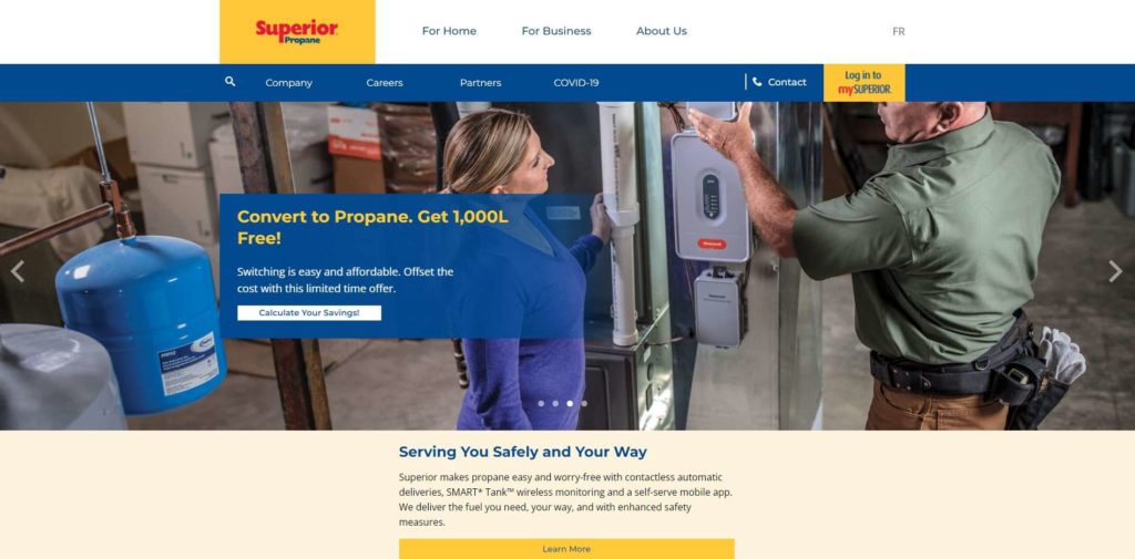 Superior Propane Homepage