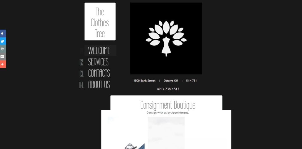 The Clothes Tree Homepage