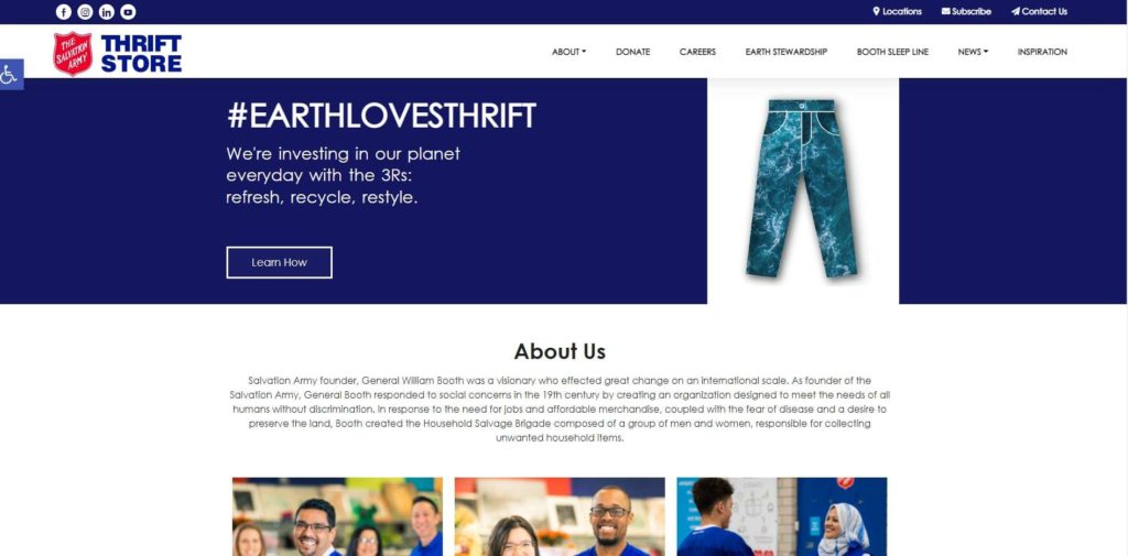 The Salvation Army Thrift Store Homepage