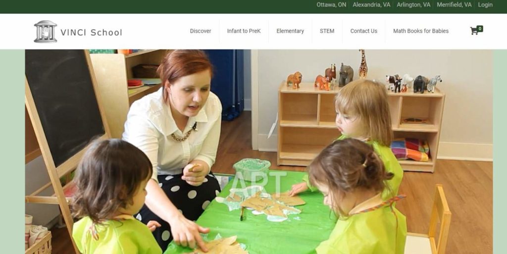 VINCI School's homepage