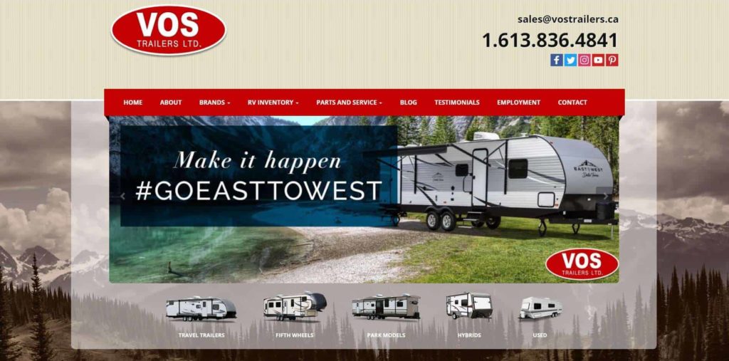 VOS Trailers Homepage