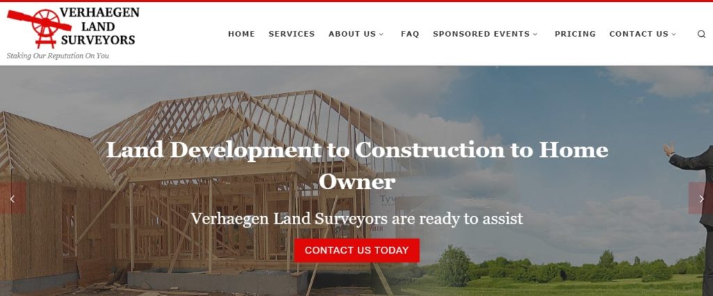 Verhaegen Land Surveyors Homepage
