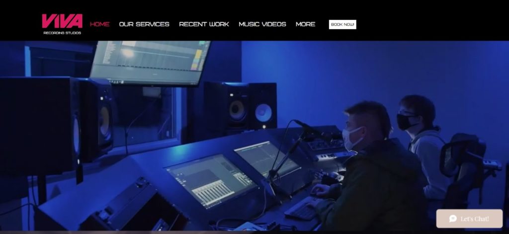 Viva Recording Studio Homepage