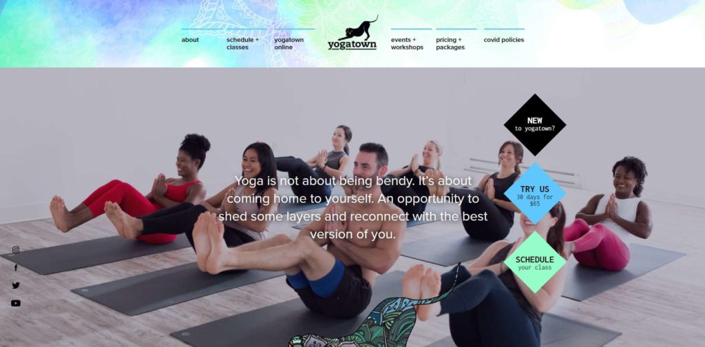 Yogatown Homepage