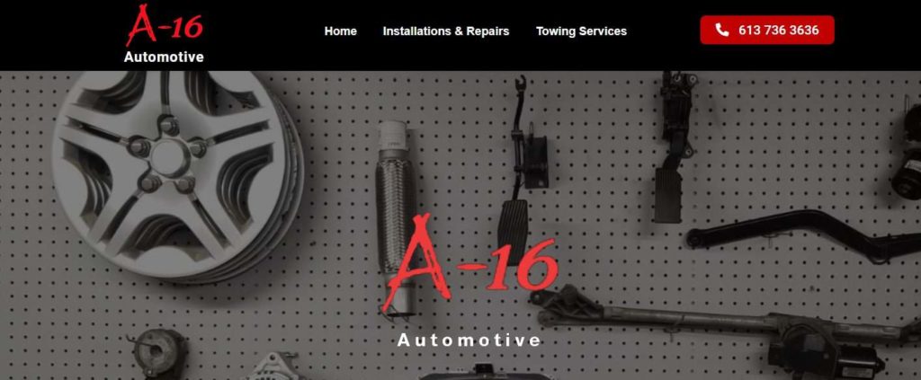 A-16 Automotive Homepage