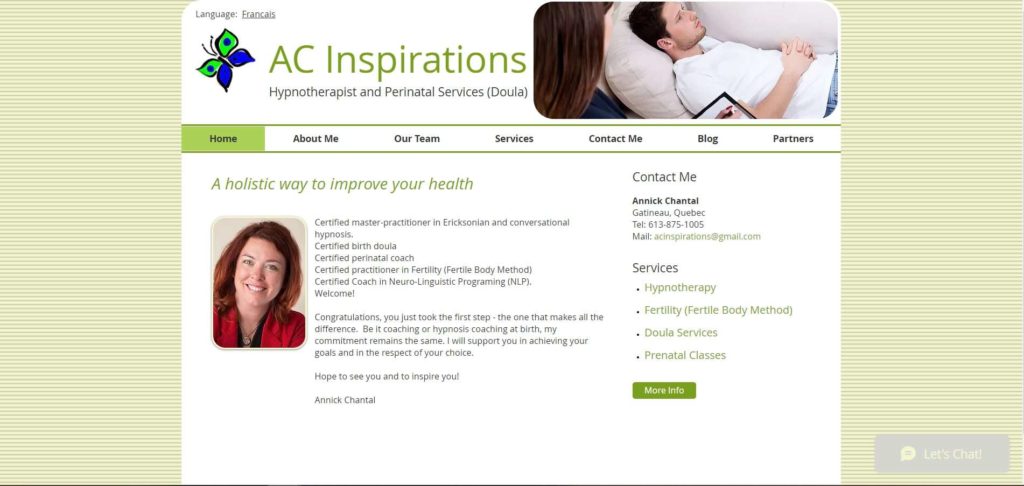 AC Inspirations Homepage