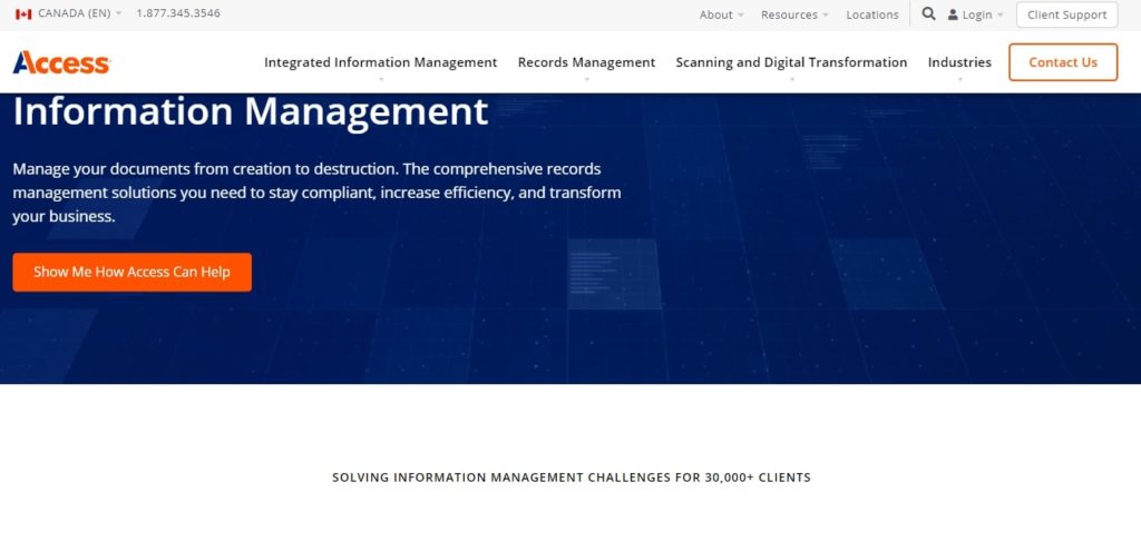 Access Corporation Homepage