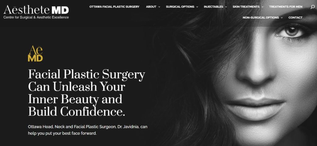 Aesthete MD Homepage