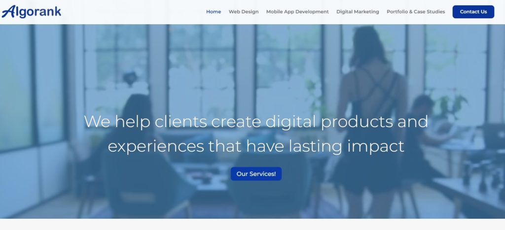 Algorank Homepage